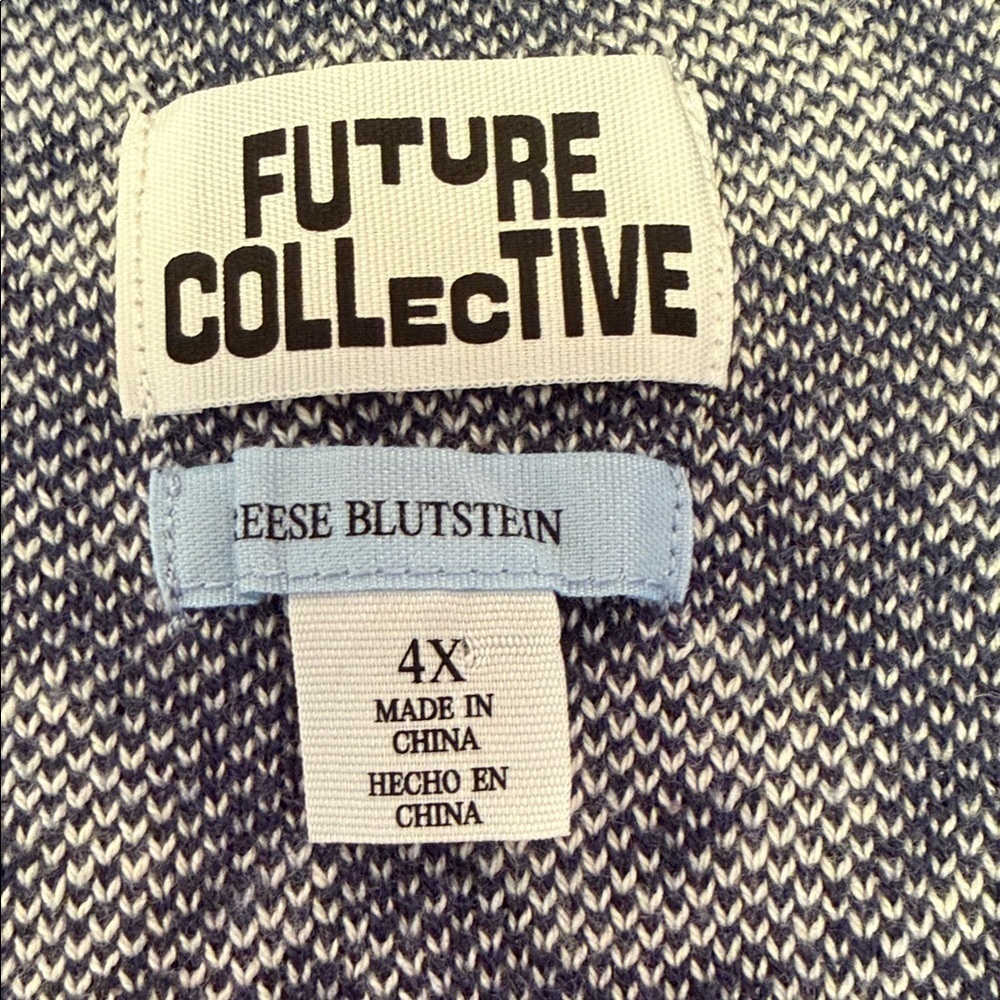 Future Collective With Reese Blutstein Knit Vest Women’s Size 4x — image 3 of 6